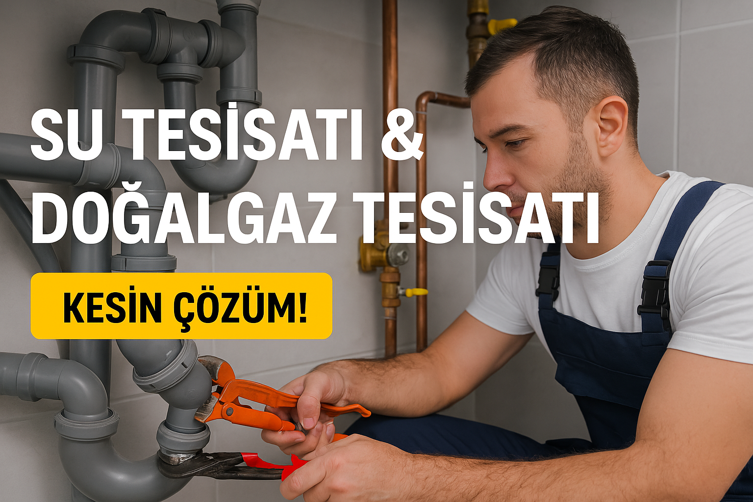 Tüm Tesisat işlerinde deneyimli kadromuzla problemin büyüklüğü farketmeksizin yanınızdayız.